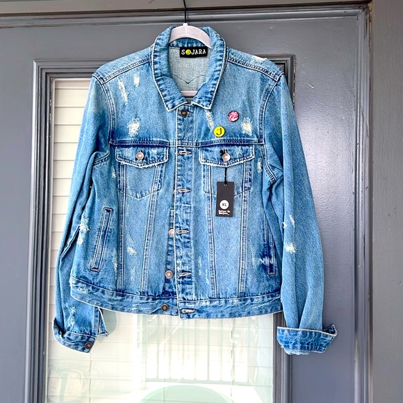 Rock and roll/Rolling Stones patch XL denim jacket. - Picture 2 of 3